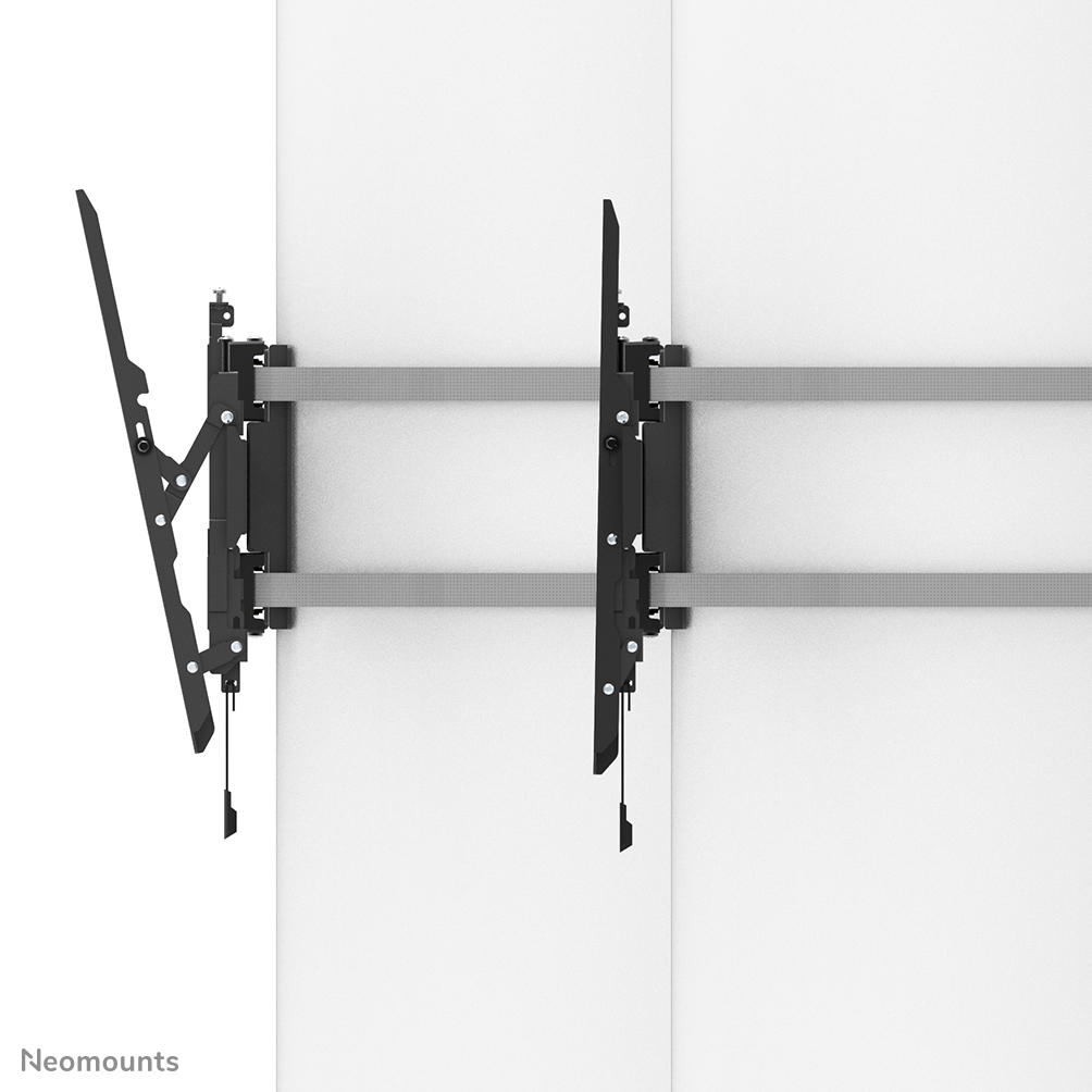 Neomounts WL35S-910BL16 TV-pilaarsteun 40-75" - kantelbaar - vergrendelbaar - diam. 25-100 cm - portrait